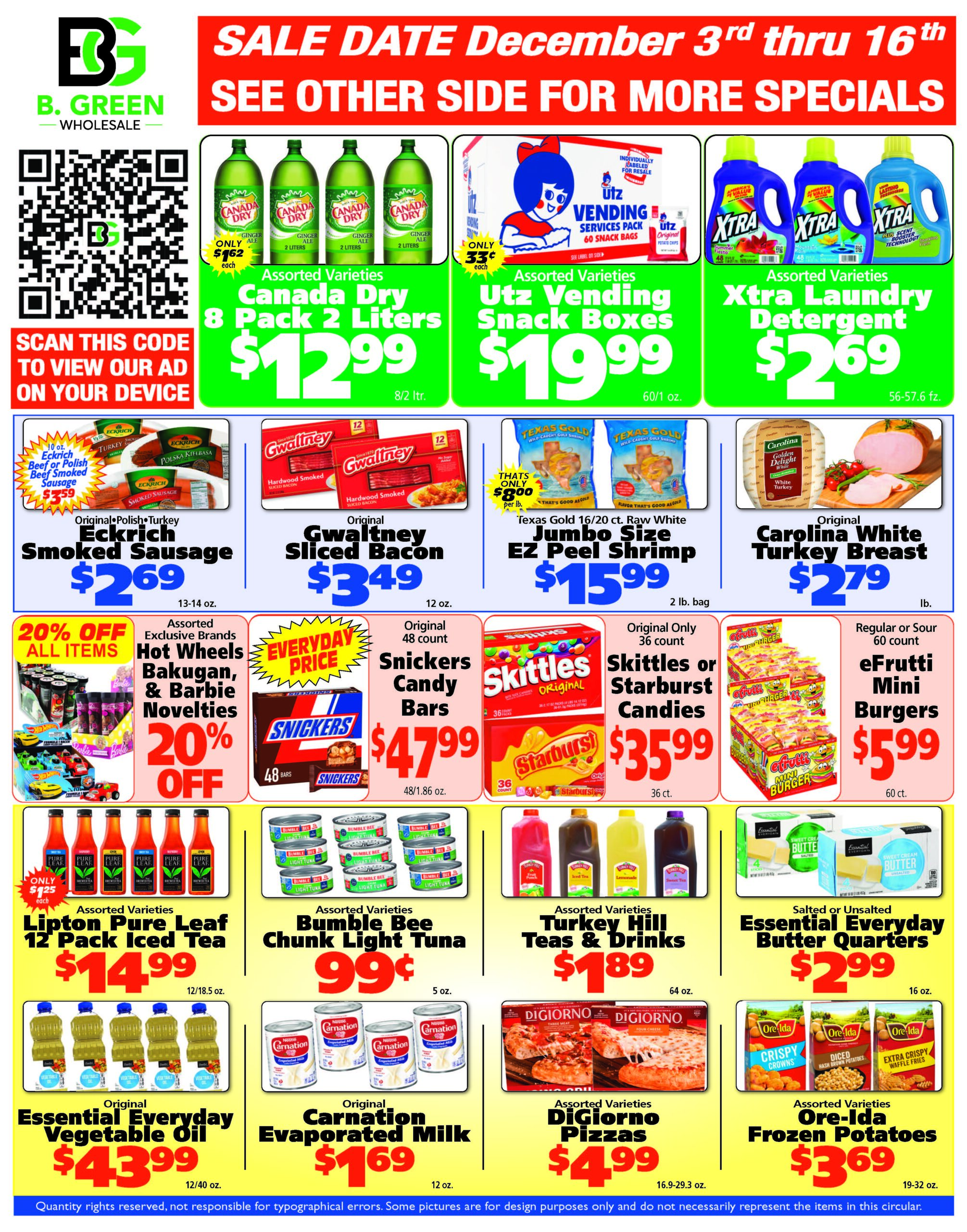 This Week's Specials